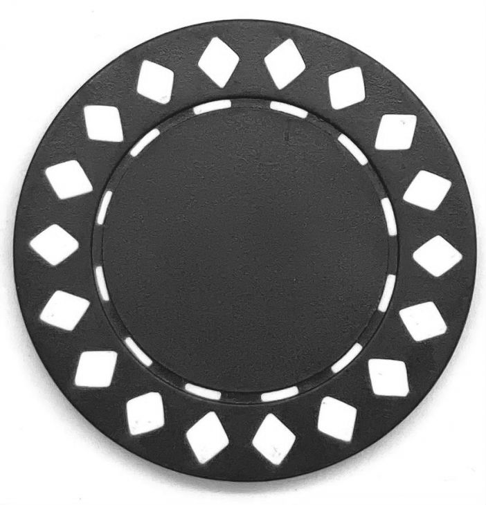 Poker Chips: Diamond, 8.5 Gram, Black main image